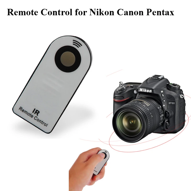 

Universal Infrared IR DSLR Remotes Wireless Shutter Release Remote Control for Nikon Canon Pentax Sports Camera Accessories O3