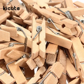 100Pcs/pack Brand New Mini Natural Wooden Clothes Photo Paper Peg Pin Clothespin Craft Clips School Office Stationery
100Pcs/pack Brand New Mini Natural Wooden Clothes Photo Paper Peg Pin Clothespin Craft Clips School Office Stationery