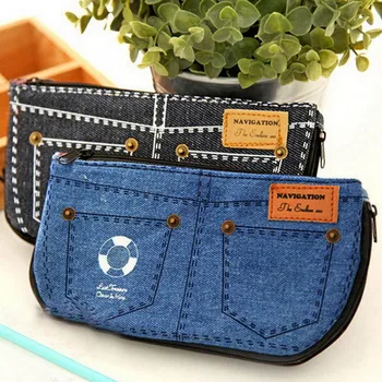 Newly Denim Shorts Big Capacity Pencil Case Canvas Home Storage Cosmetic Bags School Pen Bag DOD886 
Newly Denim Shorts Big Capacity Pencil Case Canvas Home Storage Cosmetic Bags School Pen Bag DOD886