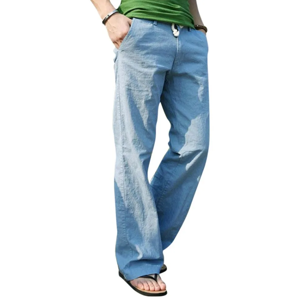 Plus Size Mens Linen Wide Leg Pants Pants Vintange Loose Summer Beach Casual Flat Pants Drawstring Long Trousers With Pockets
Plus Size Mens Linen Wide Leg Pants Pants Vintange Loose Summer Beach Casual Flat Pants Drawstring Long Trousers With Pockets