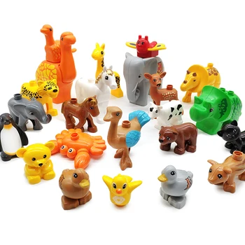 Big Particles Model Building Blocks farm pig Cow Chicken Sheep Bricks accessory children DIY Toys Compatible with Duplo Animals
Big Particles Model Building Blocks farm pig Cow Chicken Sheep Bricks accessory children DIY Toys Compatible with Duplo Animals