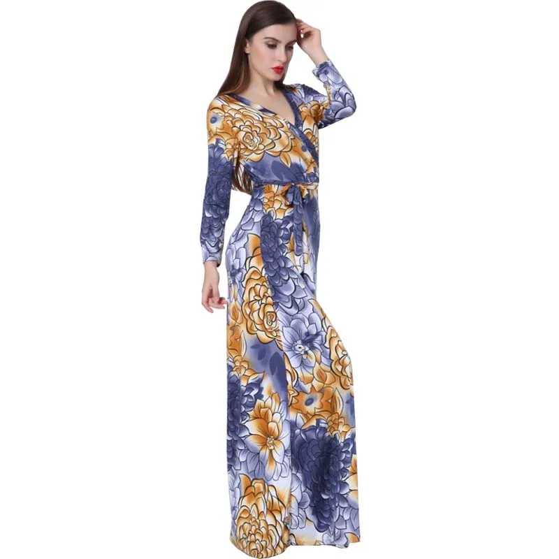Women dress summer style printed decorative pattern long full dress beach dresses vestidos GZ285
Women dress summer style printed decorative pattern long full dress beach dresses vestidos GZ285