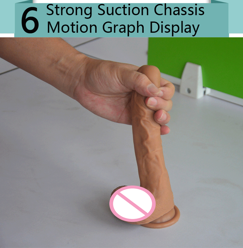 length 19cm real imitation of human structure penis health medical Double layer silicone hot-selling Specialty shops