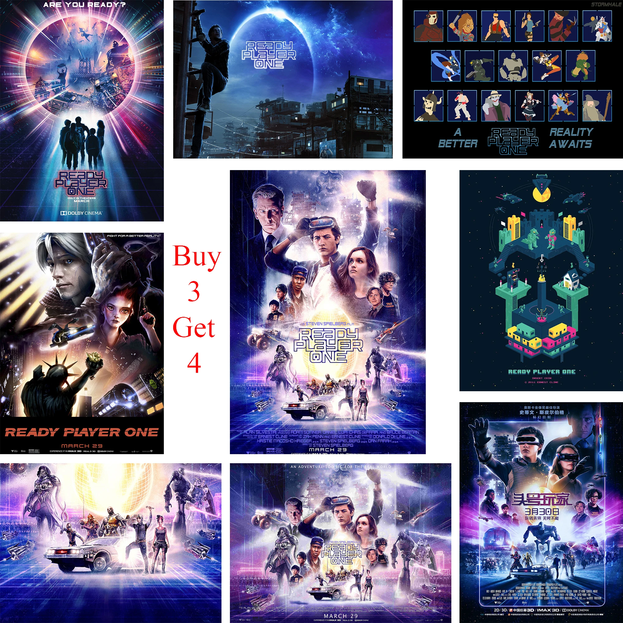 Ready Player One Posters White Coated Paper High Quality Bedroom Livingroom Decoration Home Art Brand
Ready Player One Posters White Coated Paper High Quality Bedroom Livingroom Decoration Home Art Brand