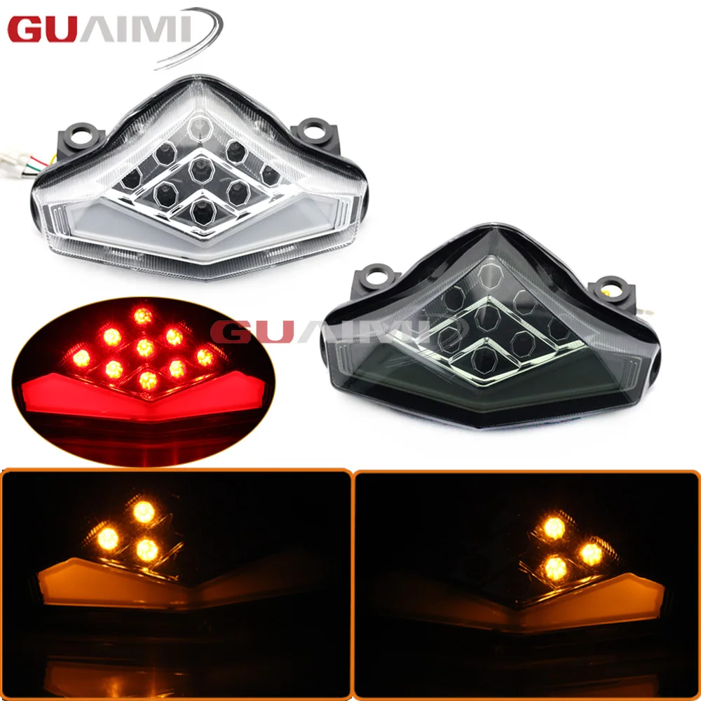 For KAWASAKI ER-6N ER-6F NINJA 650R 2012-2016 13 14 15 Motorcycle Integrated LED Tail Light Turn signal Blinker Lamp Assembly
For KAWASAKI ER-6N ER-6F NINJA 650R 2012-2016 13 14 15 Motorcycle Integrated LED Tail Light Turn signal Blinker Lamp Assembly