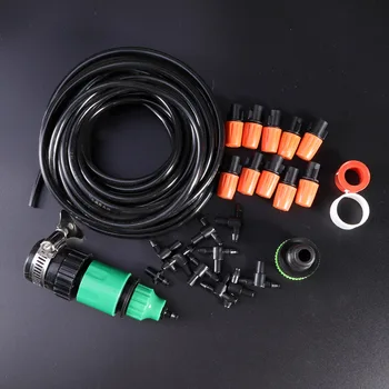 Atomization Sprayer Adjustable Micro Drip Irrigation Nozzle Anti Drip Misting Sprayer Garden Hose 10 Meters Hose and 10 Nozzles
Atomization Sprayer Adjustable Micro Drip Irrigation Nozzle Anti Drip Misting Sprayer Garden Hose 10 Meters Hose and 10 Nozzles