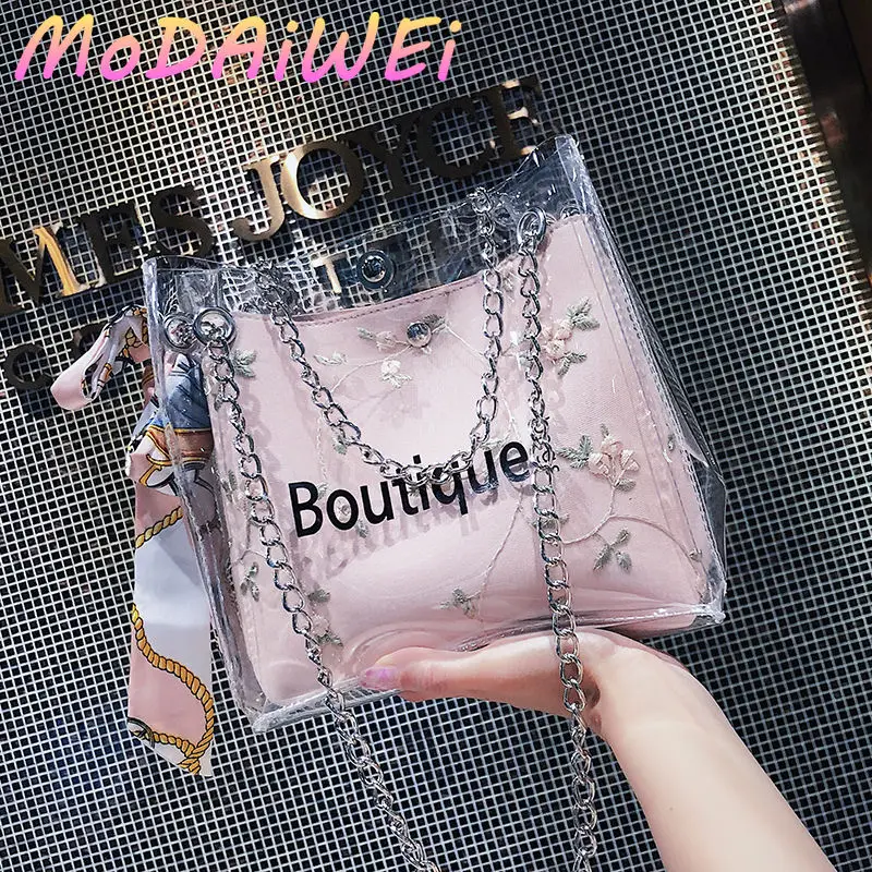 Youbroer Transparent Lady Bag New Cross-body Jelly Bag One-shoulder Steamed Stuffed Bun Mother Bucket Bags
Youbroer Transparent Lady Bag New Cross-body Jelly Bag One-shoulder Steamed Stuffed Bun Mother Bucket Bags