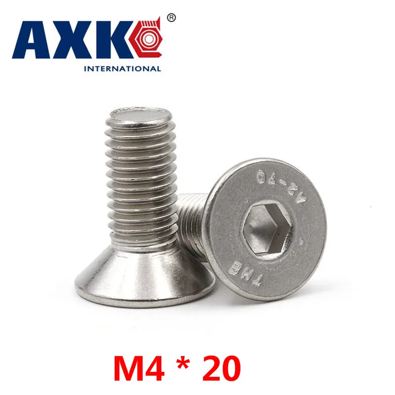 2023 Fastener Round Stainless Steel Rod Axk 20pcs Authentic 304 Stainless Steel Countersunk Head Allen Screw Flat Bolts M4 * 20
2023 Fastener Round Stainless Steel Rod Axk 20pcs Authentic 304 Stainless Steel Countersunk Head Allen Screw Flat Bolts M4 * 20