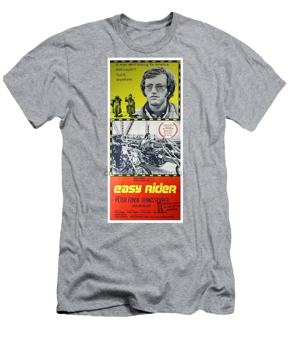 Men Short sleeve tshirt Easy Rider Movie Lobby Poster 1969 Mens T-Shirt Women t-shirt
Men Short sleeve tshirt Easy Rider Movie Lobby Poster 1969 Mens T-Shirt Women t-shirt