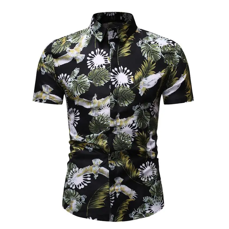Casual Floral Men's Shirt Dress Flower Short sleeve Hawaiian Shirt for Men hip hop Summer Blouse Men New
Casual Floral Men's Shirt Dress Flower Short sleeve Hawaiian Shirt for Men hip hop Summer Blouse Men New