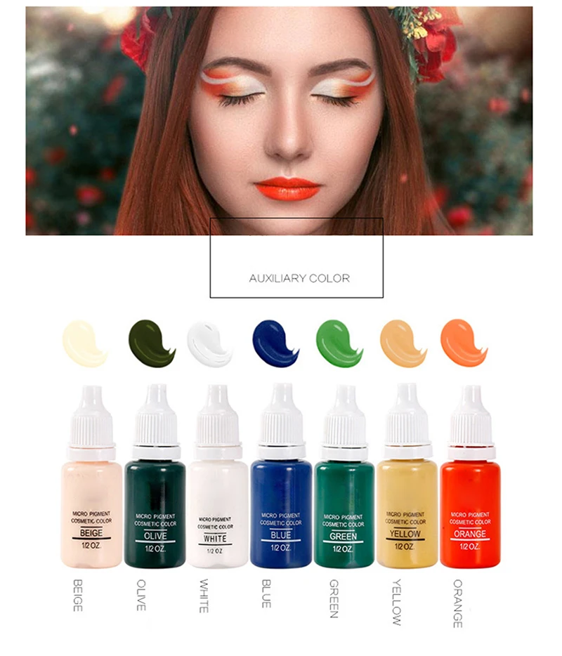 23 / Set eyebrows and lips permanent makeup tattoo ink MICROBLADING pigment cosmetics tattoo artist paint pigment set
23 / Set eyebrows and lips permanent makeup tattoo ink MICROBLADING pigment cosmetics tattoo artist paint pigment set