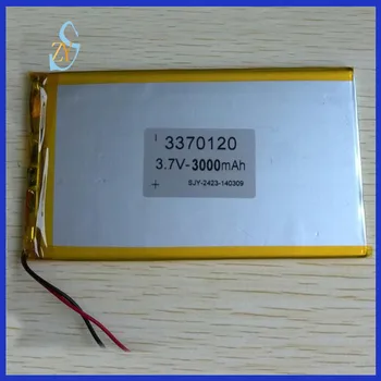 ZhiYuSun 3.7V3000mAH Li-ion Battery for 7 inch tablet pc 3370120 width 70mm length 120mm thickness 3.3mm
ZhiYuSun 3.7V3000mAH Li-ion Battery for 7 inch tablet pc 3370120 width 70mm length 120mm thickness 3.3mm