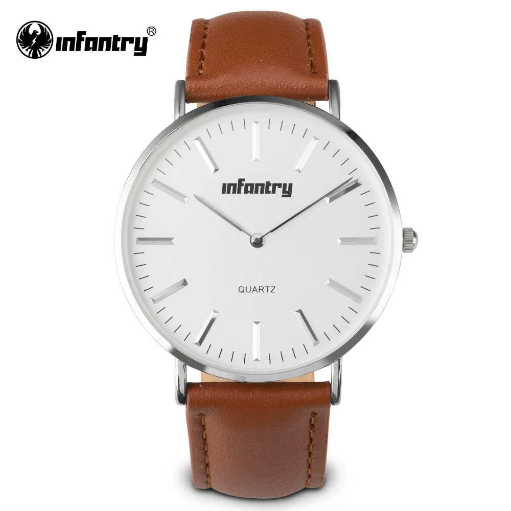 INFANTRY Mens Watches Top Brand Luxury Minimalist Watch Men Women Brown Leather Ladies Ultra Thin Slim Smiple Relogio Masculino
INFANTRY Mens Watches Top Brand Luxury Minimalist Watch Men Women Brown Leather Ladies Ultra Thin Slim Smiple Relogio Masculino