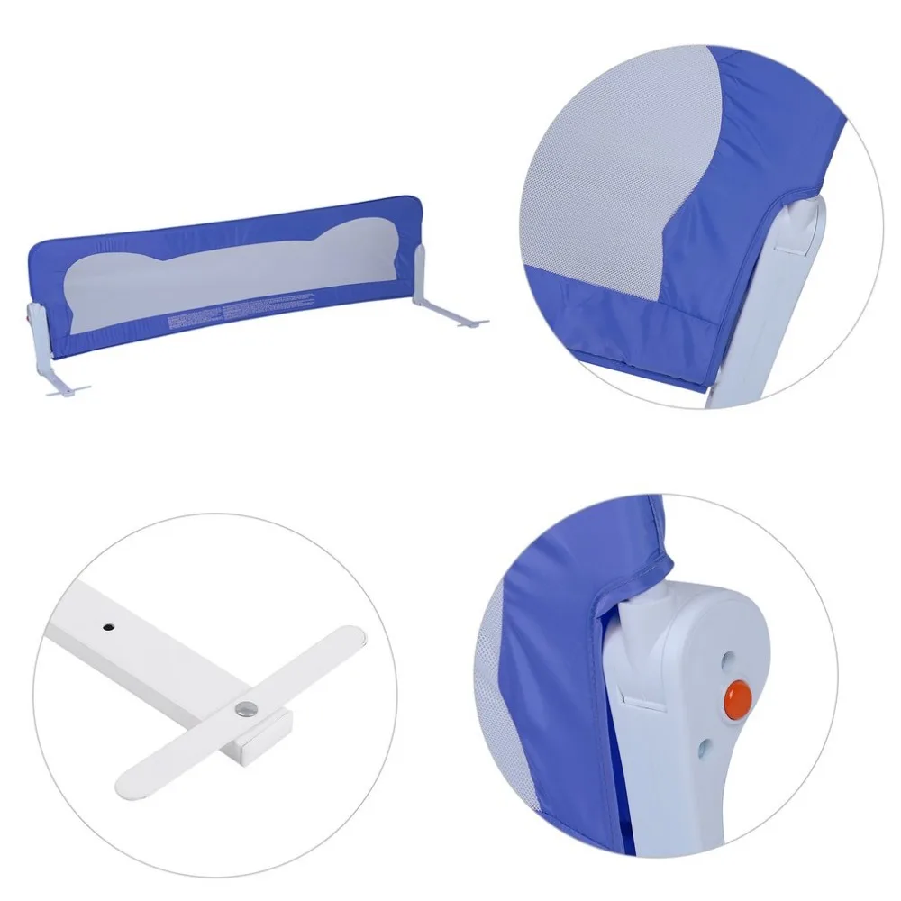 Folding 150*42cm Stable Baby Toddler Guardrail Guard Bar Safety Sleeping Infant Child Bed Side Protective Fence Organizer
Folding 150*42cm Stable Baby Toddler Guardrail Guard Bar Safety Sleeping Infant Child Bed Side Protective Fence Organizer