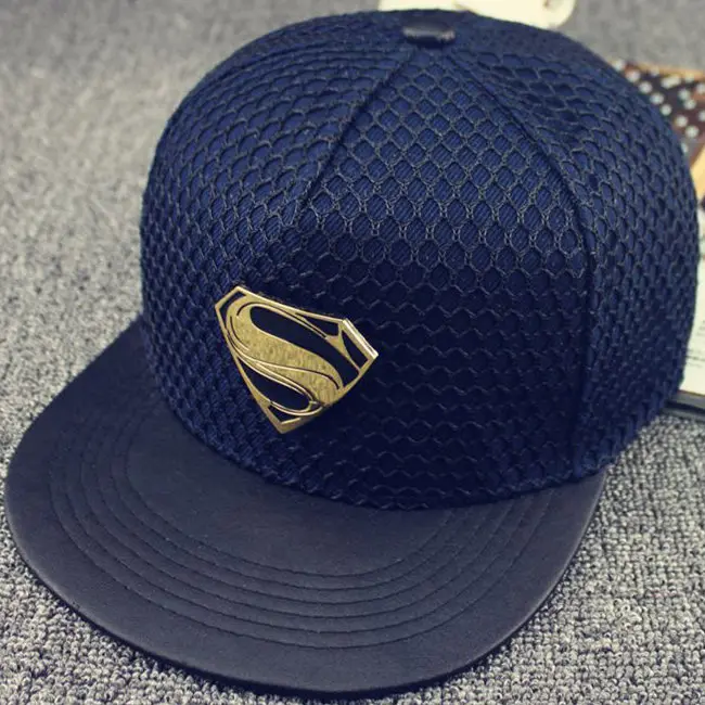 VintageHarvest】LDSLYJR 2018 Cotton metal Superman Baseball Cap