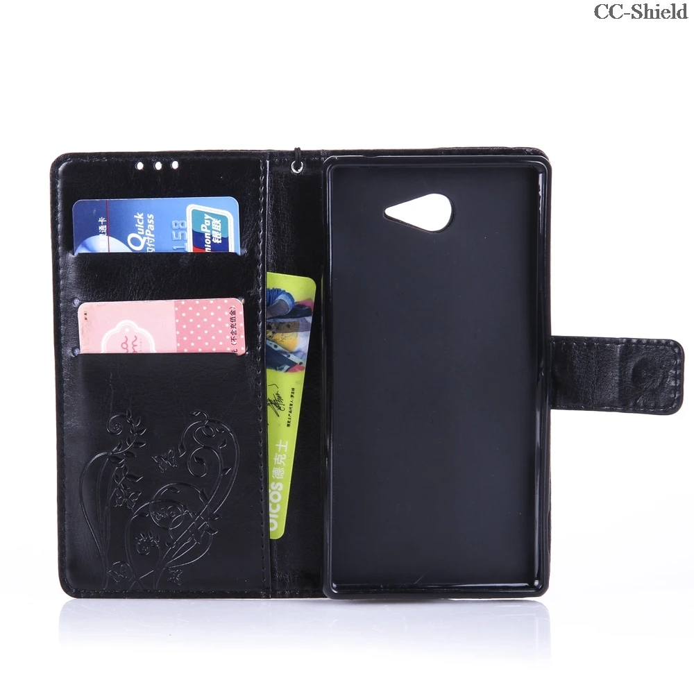 Флип чехол для Sony Xperia M2 aqua M2aqua D2302 D2303 D2403 кожаный со стразами xperia M 2 dual D 2302 2303 capa|case