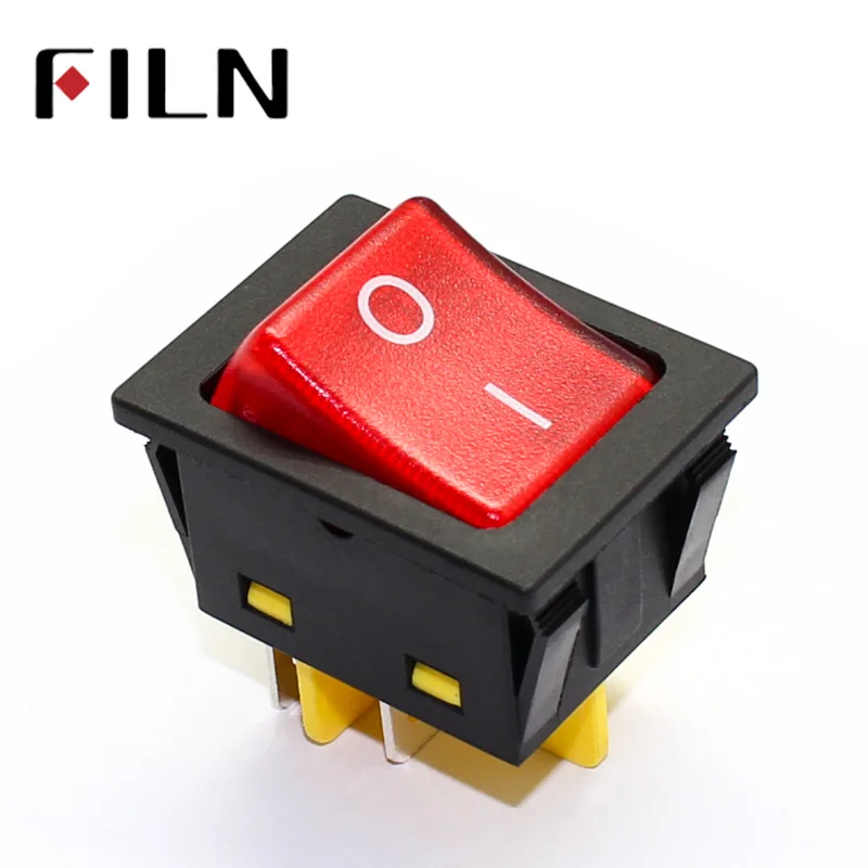 HIgh quality kcd4 on off 30A/250V 16A/250V heavy duty 4 pin t85 rocker switch with light 12V 24V 110V 220V 380V 50pcs
HIgh quality kcd4 on off 30A/250V 16A/250V heavy duty 4 pin t85 rocker switch with light 12V 24V 110V 220V 380V 50pcs