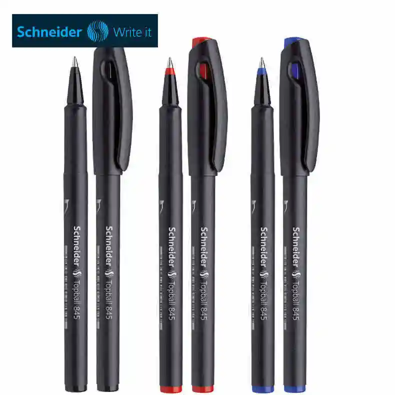3Pcs Schneider Topball 845 Gel ink Pen Roller Ball Pen Sign Pen Student Exam 0.3mm Black/Blue/Red Office and School supplies
3Pcs Schneider Topball 845 Gel ink Pen Roller Ball Pen Sign Pen Student Exam 0.3mm Black/Blue/Red Office and School supplies