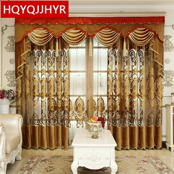 European top royal luxury villa Curtains for living room with high quality classic Voile Curtain for Bedroom /Kitchen /Hotel
European top royal luxury villa Curtains for living room with high quality classic Voile Curtain for Bedroom /Kitchen /Hotel