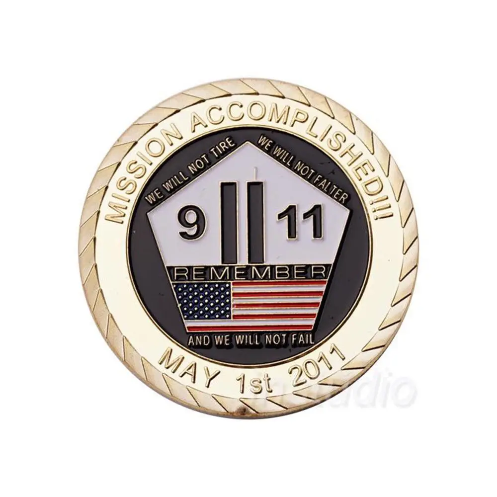 5PCS/Lot God Bless The United States 911 Attack Commemorative Coin May 1st 2011 gold medal 911 Commemorative coins Coins Gift
5PCS/Lot God Bless The United States 911 Attack Commemorative Coin May 1st 2011 gold medal 911 Commemorative coins Coins Gift