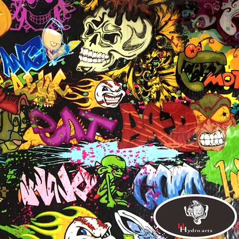 Cartoon Skull Pattern Hydrographic Films Water Transfer Printing Films Aqua print Films for Motor Decoration HFY-901 50CM
Cartoon Skull Pattern Hydrographic Films Water Transfer Printing Films Aqua print Films for Motor Decoration HFY-901 50CM