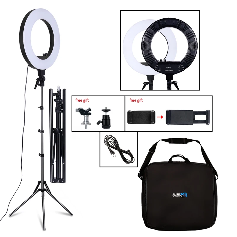 18inch Stepless Dimmable 480pcs LED Selfie Ring Light for Make Up Youtube Video Continuous Lighting Photo Studio Beauty Light 
18inch Stepless Dimmable 480pcs LED Selfie Ring Light for Make Up Youtube Video Continuous Lighting Photo Studio Beauty Light