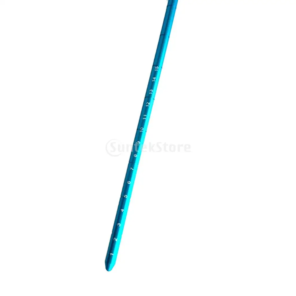Portable Durable Aluminum Scuba Diving Diver Lobster Tickle Pointer Stick Rod Tank Banger with Bolt Snap Clip - Choose Color