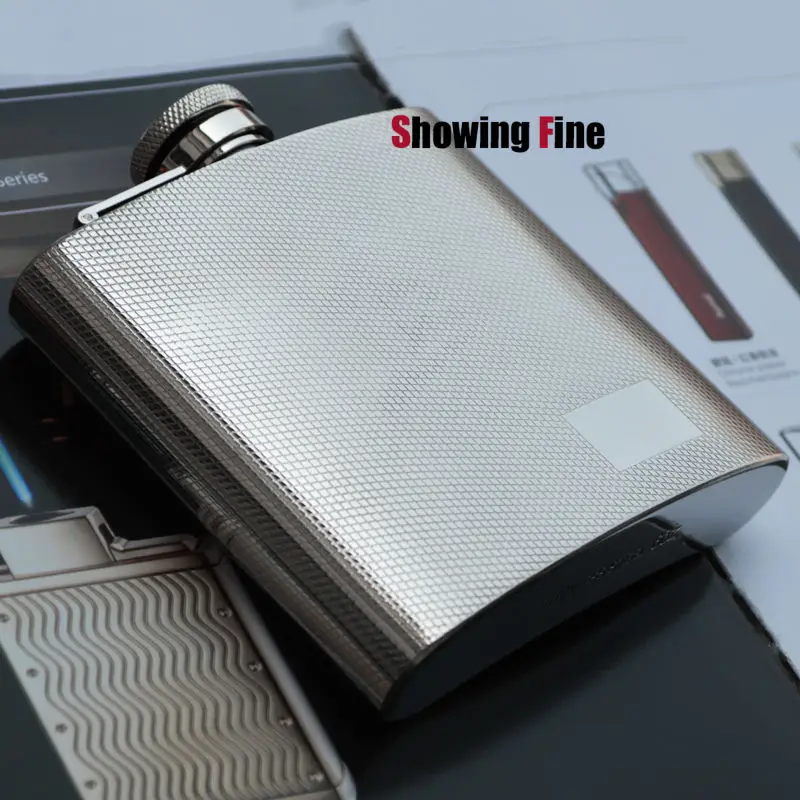 6OZ 8/18 Stainless Steel Hip Flask Outdoor Bottle Drink Flasks Alcohol Whisky Hipflask Checkered Pattern Popular Business Style
6OZ 8/18 Stainless Steel Hip Flask Outdoor Bottle Drink Flasks Alcohol Whisky Hipflask Checkered Pattern Popular Business Style