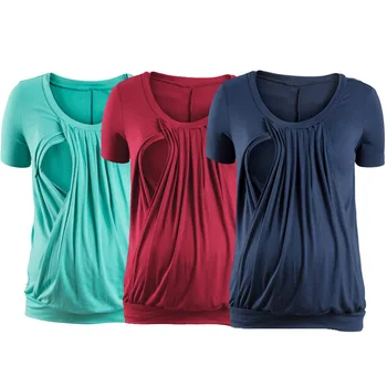 Summer Solid Pregnant Maternity t shirts Women Casual Pregnancy Clothes For Pregnant Women camiseta maternidad Gravida Vestidos
Summer Solid Pregnant Maternity t shirts Women Casual Pregnancy Clothes For Pregnant Women camiseta maternidad Gravida Vestidos