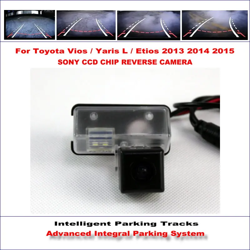 Автомобильная камера заднего вида для Toyota Vios/Yaris L/Etios 2013 2014 2015, интеллектуальные парковочные треки, задняя камера заднего вида NTSC RCA AUX HD SONY
Автомобильная камера заднего вида для Toyota Vios/Yaris L/Etios 2013 2014 2015, интеллектуальные парковочные треки, задняя камера заднего вида NTSC RCA AUX HD SONY