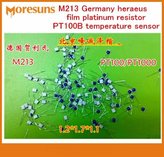 Датчик температуры heraeus M213, 20 шт./лот M213, Германия, для пленочного платинового резистора Heraeus, датчик температуры PT100B, 1,2*1,7 мм, датчик heraeus M213
Датчик температуры heraeus M213, 20 шт./лот M213, Германия, для пленочного платинового резистора Heraeus, датчик температуры PT100B, 1,2*1,7 мм, датчик heraeus M213