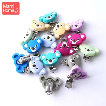 mamihome 1pc Silicone Teether Koala Pacifier Holder Clip Heart Bear Butterfly Dummy Clip DIY Pacifier Chain Baby Teething Toys
mamihome 1pc Silicone Teether Koala Pacifier Holder Clip Heart Bear Butterfly Dummy Clip DIY Pacifier Chain Baby Teething Toys