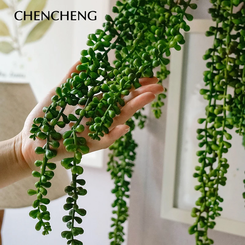 CHENCHENG 2 Pieces / Lot 97 CM Artificial Plant Wall String PU Wall Hanging Plant Succulents Home Decor Hotel Accessories
CHENCHENG 2 Pieces / Lot 97 CM Artificial Plant Wall String PU Wall Hanging Plant Succulents Home Decor Hotel Accessories