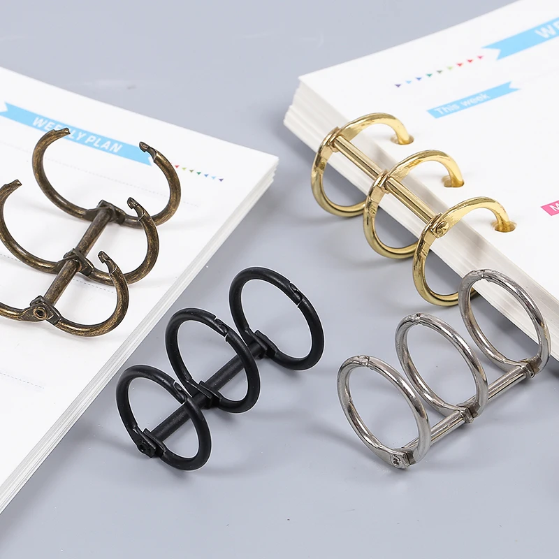 2pcs Metal 3 Holes Ring Book Binder paper binding clips loose-leaf clasp for scrapbooking Photo Album diy craft supplies
2pcs Metal 3 Holes Ring Book Binder paper binding clips loose-leaf clasp for scrapbooking Photo Album diy craft supplies