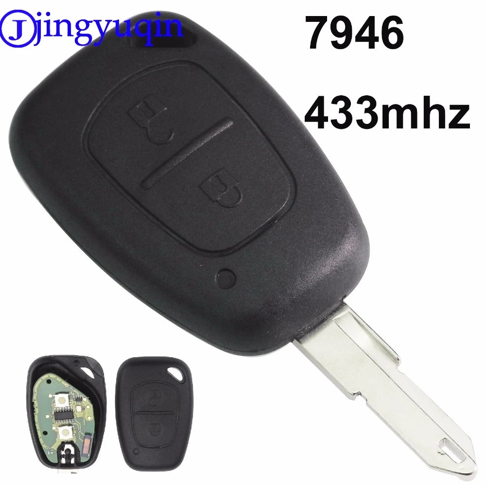 jingyuqin 2 Buttons Car Remote Key Fit for Renault VIVARO MOVANO TRAFFIC MASTER KANGOO PCF7946 Chip 433MHZ NE72 Blade
jingyuqin 2 Buttons Car Remote Key Fit for Renault VIVARO MOVANO TRAFFIC MASTER KANGOO PCF7946 Chip 433MHZ NE72 Blade