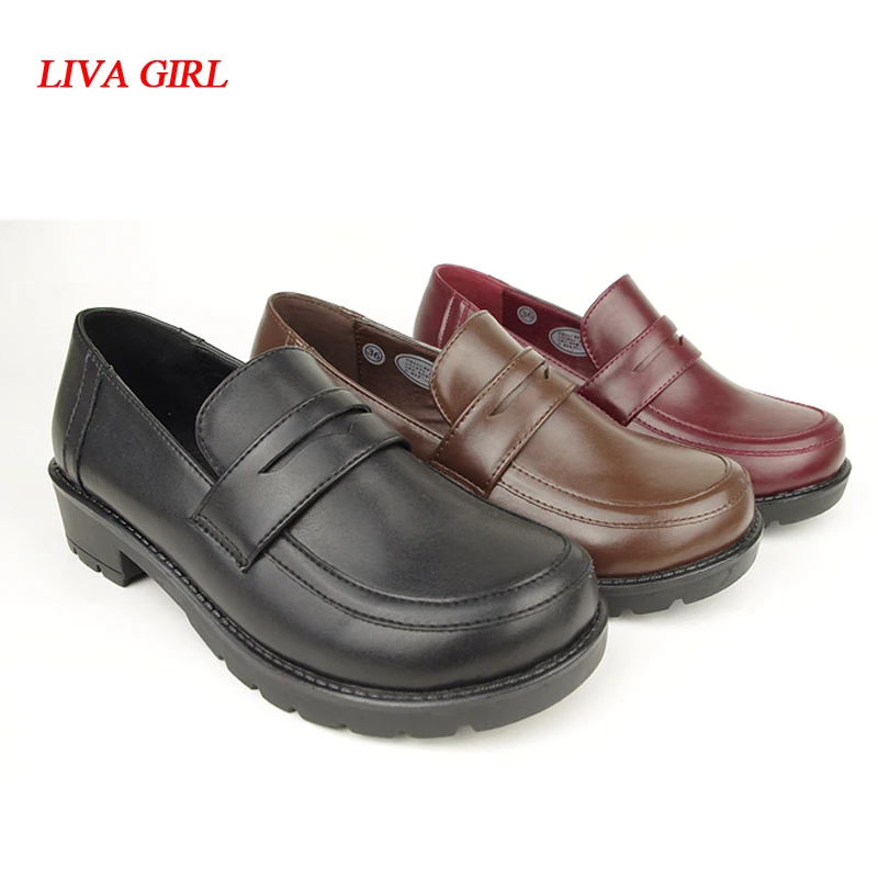 Japanese School Students Uniform Shoes Uwabaki JK Round Toe Women Girls Lolita Cosplay Low Heels
Japanese School Students Uniform Shoes Uwabaki JK Round Toe Women Girls Lolita Cosplay Low Heels