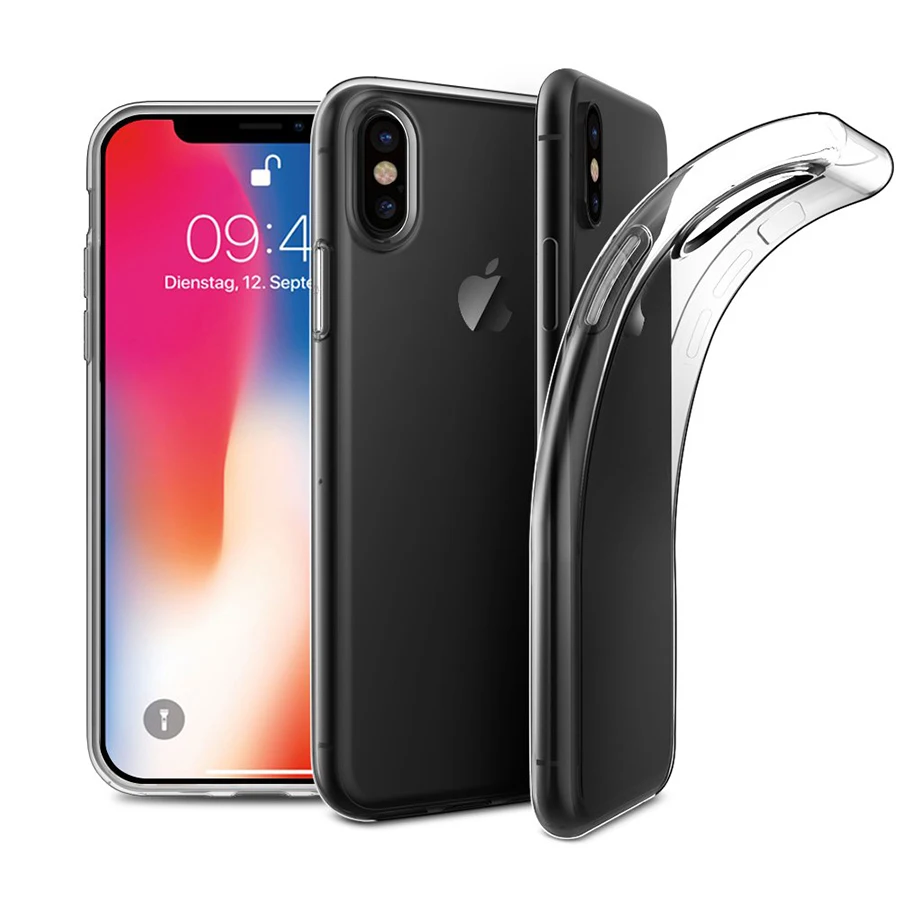 Case For apple iPhone XS plus iphone X 7 8 9 6 6S Plus 2018 TPU Silicone Cover Protective Soft TPU Phone Case Clear Transparent
Case For apple iPhone XS plus iphone X 7 8 9 6 6S Plus 2018 TPU Silicone Cover Protective Soft TPU Phone Case Clear Transparent