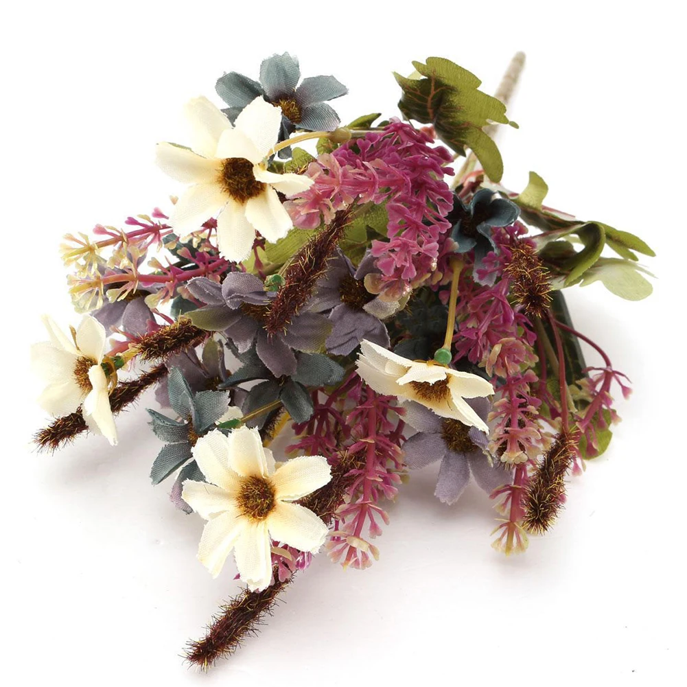 UESH-18 Heads Fake Silk Flowers Bouquet Artificial Daisy Wedding Floral Plant Decor Blue white
UESH-18 Heads Fake Silk Flowers Bouquet Artificial Daisy Wedding Floral Plant Decor Blue white