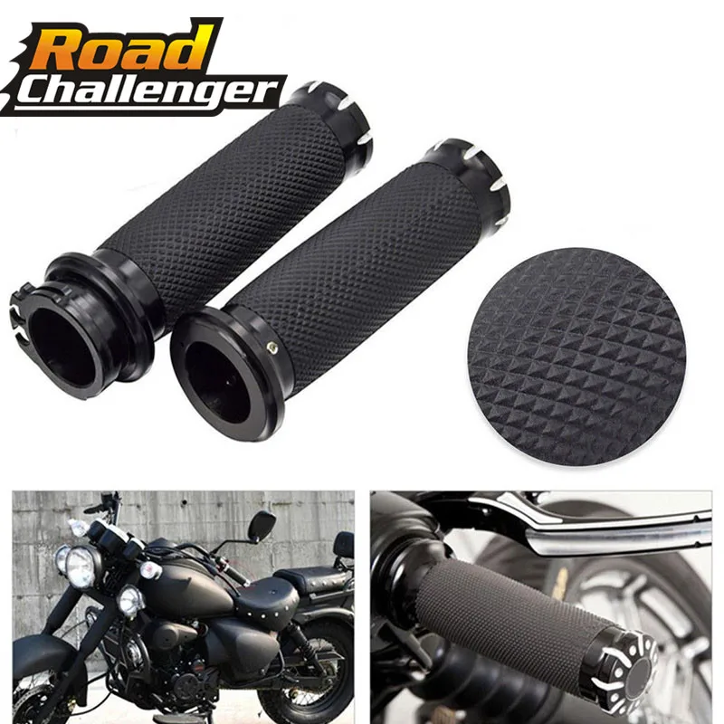 CNC Aluminum Rubber Handlebar Grips Handle Bar Grips For Harley Sportster 883 1200 Touring Dyna Softail Custom
CNC Aluminum Rubber Handlebar Grips Handle Bar Grips For Harley Sportster 883 1200 Touring Dyna Softail Custom