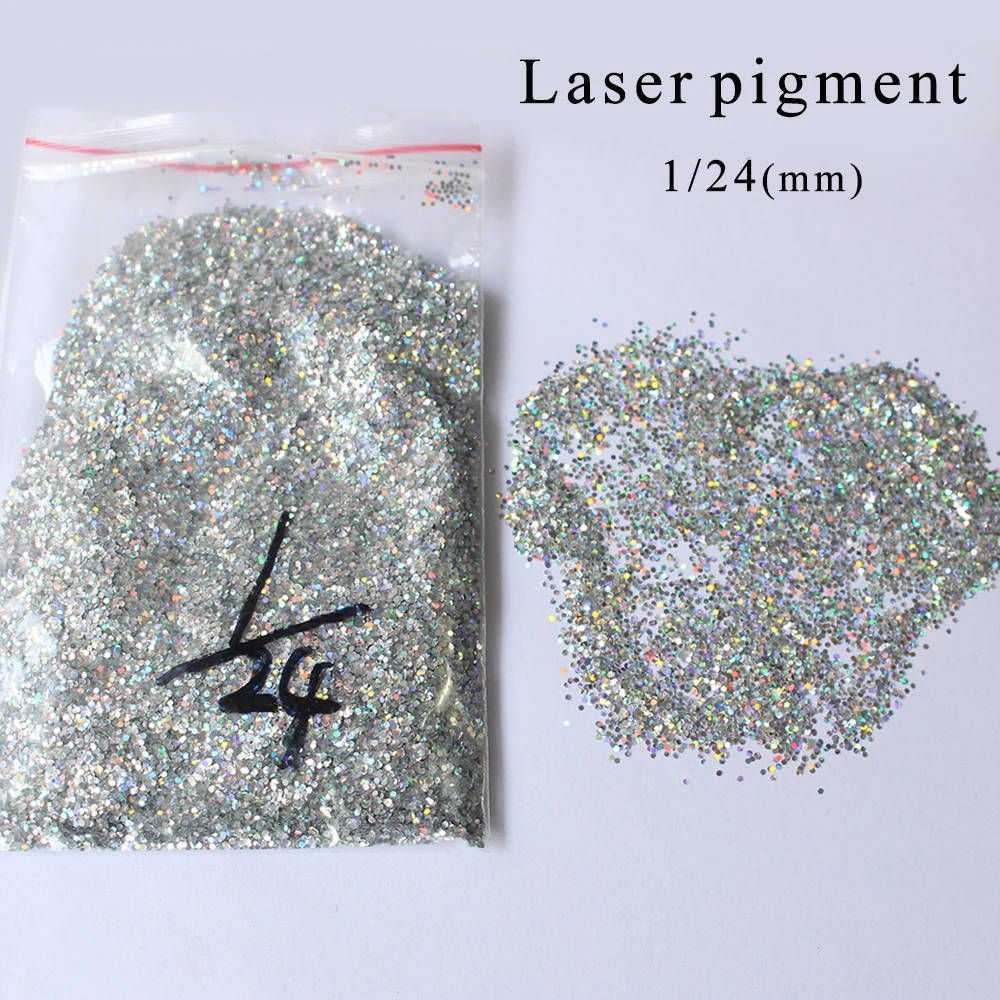 1/24 Laser Pigment Glitter Powder Shining Rainbow Powder 50g for Nail Decorations Manicure Arts Crafts Chrome Pigment Silver
1/24 Laser Pigment Glitter Powder Shining Rainbow Powder 50g for Nail Decorations Manicure Arts Crafts Chrome Pigment Silver