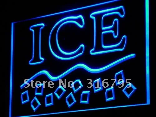 i915 Ice Supplier Supply Shop Maker Logo Light Signs On/Off Switch 20+ Colors 5 Sizes | Дом и сад