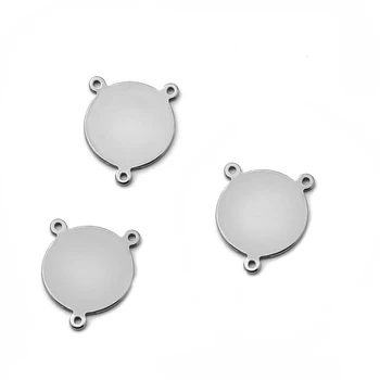 Stainless Steel Connector Charm 3 Holes 20mm Flat Circle Pad Pendant & Earrings Supplies NO Fade DIY Findings Jewelry Making
Stainless Steel Connector Charm 3 Holes 20mm Flat Circle Pad Pendant & Earrings Supplies NO Fade DIY Findings Jewelry Making