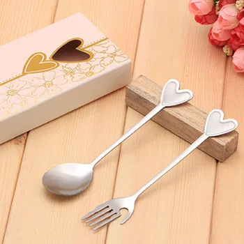 5pcs Love Heart Coffee Spoon Stainless steel Palm Fork Set Creative Love Heart Shaped Wedding Party Gift Dinnerware
5pcs Love Heart Coffee Spoon Stainless steel Palm Fork Set Creative Love Heart Shaped Wedding Party Gift Dinnerware