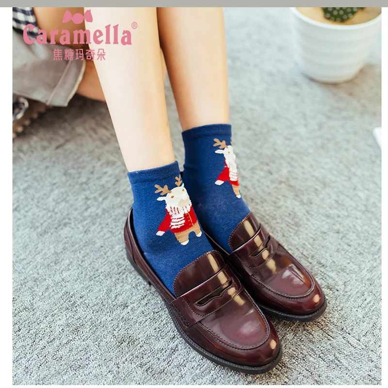 Caramella Christmas Series Women Socks Cute Cartoon Animal Eyes Pattern Deer Dragon Ladies Socks Kawaii Funny Novel Girls Socks
Caramella Christmas Series Women Socks Cute Cartoon Animal Eyes Pattern Deer Dragon Ladies Socks Kawaii Funny Novel Girls Socks