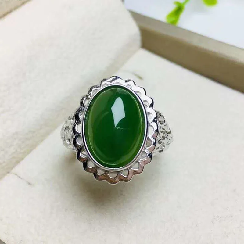 Fashion Jade Jewelry S925 Sterling Silver Mosaic Classic Ring with Natural Jasper Lucky Amulet Charm Ring
Fashion Jade Jewelry S925 Sterling Silver Mosaic Classic Ring with Natural Jasper Lucky Amulet Charm Ring