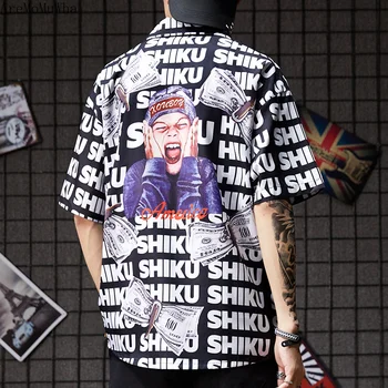 AreMoMuWha Shirt Men Hip-hop Street Dance Trend Lovers Wear Children Letter Printing Students Short-sleeved Shirt Men ShortQX704
AreMoMuWha Shirt Men Hip-hop Street Dance Trend Lovers Wear Children Letter Printing Students Short-sleeved Shirt Men ShortQX704