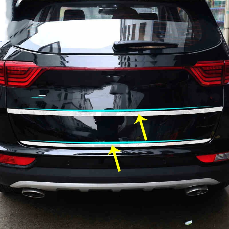 2pcs For Kia Sportage QL 2016-2018 Car Rear Trunk Lid Tailgate Cover Trim Molding Car Styling Accessories
2pcs For Kia Sportage QL 2016-2018 Car Rear Trunk Lid Tailgate Cover Trim Molding Car Styling Accessories