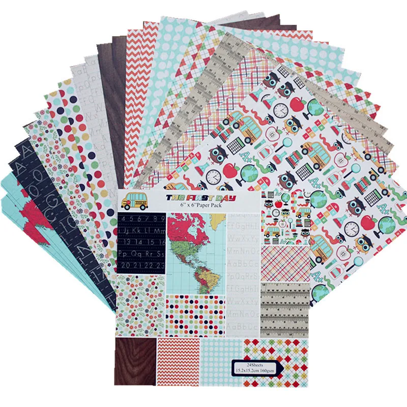 12pcs/Pack 6*6inch The First Day Patterned Paper Pack for Scrapbooking DIY Happy Planner Card Making Journal Project
12pcs/Pack 6*6inch The First Day Patterned Paper Pack for Scrapbooking DIY Happy Planner Card Making Journal Project
