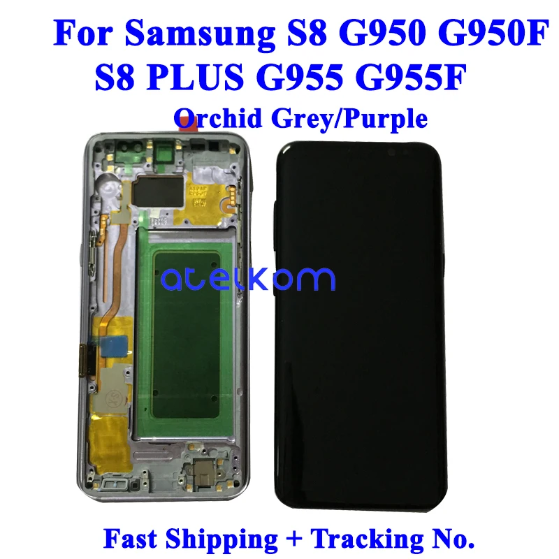 Grade AAA Super AMOLED For SAMSUNG S8 PLUS G955F LCD for Samsung S8 G950F LCD Screen Touch Digitizer Assembly With frame
Grade AAA Super AMOLED For SAMSUNG S8 PLUS G955F LCD for Samsung S8 G950F LCD Screen Touch Digitizer Assembly With frame