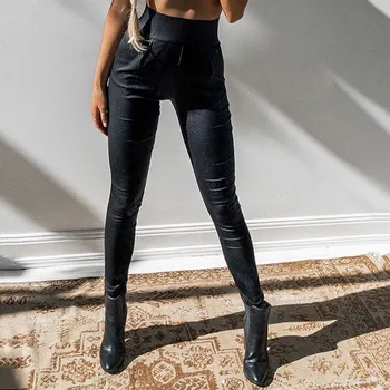 Women Ladies Sexy Leather PU Stretch Slim Pants bodycon High Waist harajuku Trousers Casual Party Pencil Pants pantalon femme
Women Ladies Sexy Leather PU Stretch Slim Pants bodycon High Waist harajuku Trousers Casual Party Pencil Pants pantalon femme